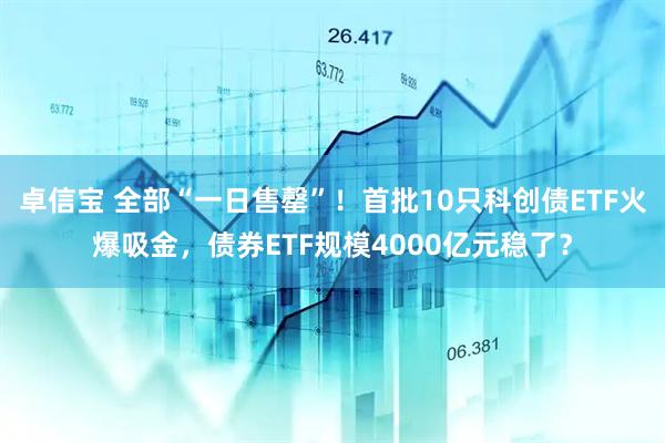 卓信宝 全部“一日售罄”！首批10只科创债ETF火爆吸金，债券ETF规模4000亿元稳了？