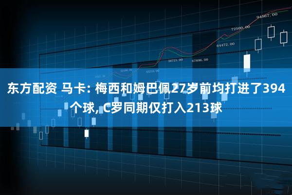 东方配资 马卡: 梅西和姆巴佩27岁前均打进了394个球, C罗同期仅打入213球